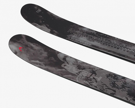 Горные лыжи Head Oblivion 116 Black/Red - Фото 4 большая