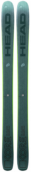 Горные лыжи Head Kore 105 Green/Anthracite - Фото 1 большая