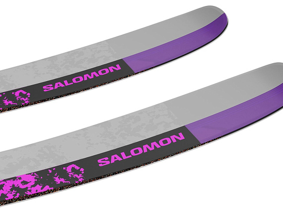 Горные лыжи Salomon N Qst X Black/S Pink/Luna - Фото 5 большая