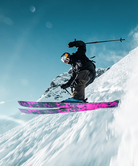 Горные лыжи Salomon N Qst X Black/S Pink/Luna - Фото 8 большая