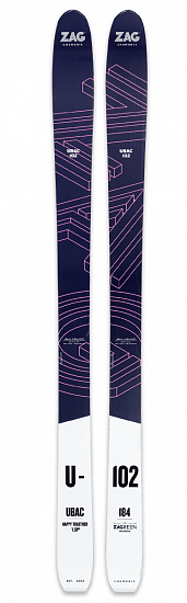 Горные лыжи мужские Zag Ubac 102 Purple/White - Фото 1 большая