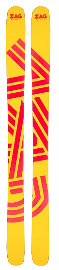 Горные лыжи мужские Zag Slap 112 Red/Yellow - Фото 2 большая