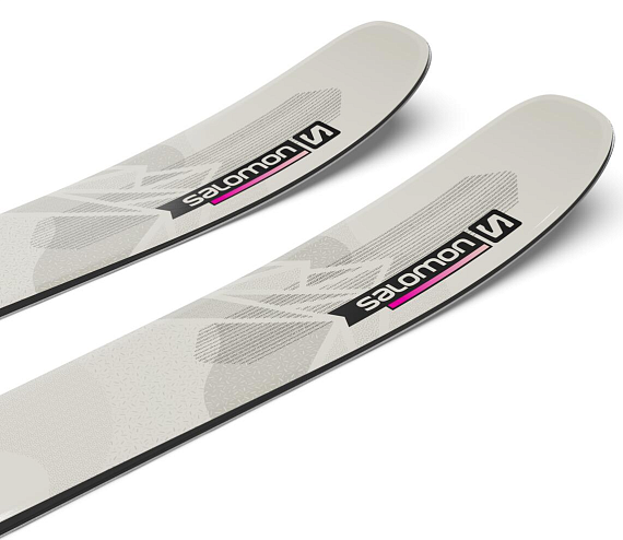 Горные лыжи Salomon N Qst Stella 106 Beige/P - Фото 6 большая