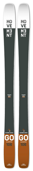 Горные лыжи Movement Go 106 Ti Brown - Фото 1 большая