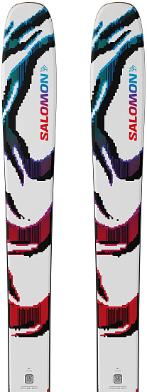Лыжи Salomon N S/Lab Qst Blank White/Red/Process Blue - Фото 7 большая