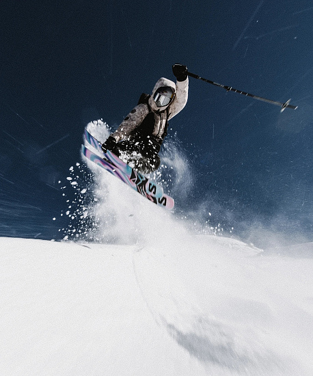 Лыжи Salomon N Qst 106 Almond Milk/Race Blue - Фото 3 большая