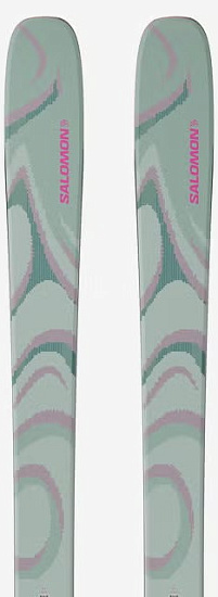 Лыжи Salomon N Qst 100 Iceberg Green/Nirvana - Фото 7 большая