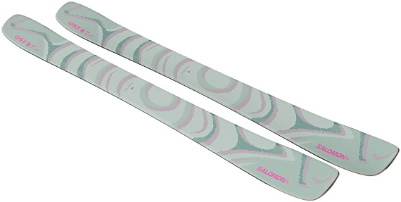 Лыжи Salomon N Qst 100 Iceberg Green/Nirvana - Фото 8 большая