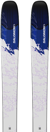 Лыжи Salomon N S/Lab Qst Echo White/Process Blue - Фото 5 большая