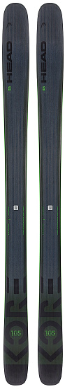 Горные лыжи Head Kore 105 Antracite/Green - Фото 1 большая