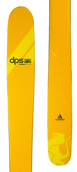 Горные лыжи DPS Wailer A100 RP Yellow - Фото 2 большая