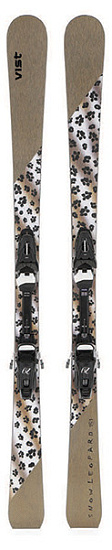 Горные лыжи женские Vist Snowleopard с креплениями VSS311 Leopard - Фото 1 большая