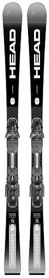 Горные лыжи Head Supershape E-Original Sw Bb-Pr с креплениями Prd 12 Gw Brake 85 [F] Black/Silver - Фото 1 большая