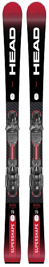 Горные лыжи Head Supershape E-Rally Sw Bb-Pr с креплениями Prd 12 Gw Brake 85 [F] Black/Red - Фото 1 большая