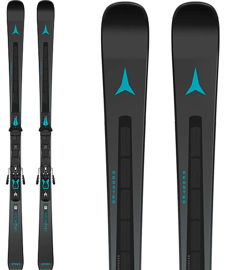 Горные лыжи Atomic Redster X7 Rvsk C с креплениями Mi 12 Gw Black/Teal - Фото 1 большая