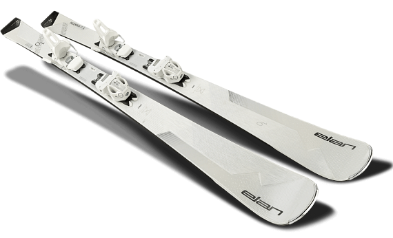 Горные лыжи женские Elan Insomnia 10 White Ls c креплениями Elw 9.0 GW - Фото 2 большая