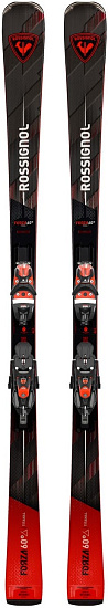 Горные лыжи Rossignol Forza 60 Ti Konect с креплениями Nx 12 Konect Gw B80 Black Hot Red - Фото 1 большая