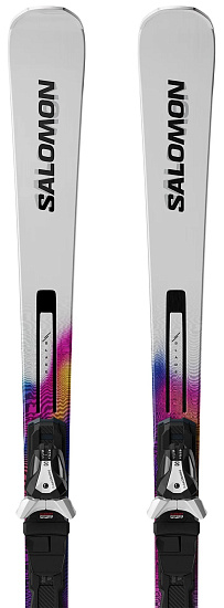 Горные лыжи Salomon E Addikt Pro 66 с креплениями Mi12 Gw - Фото 5 большая