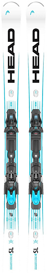 Горные лыжи Head WC Rebels e-SL SW RP Evo 14 с креплениями Freeflex 14 GW BR 85 [D] White/Speedblue - Фото 1 большая