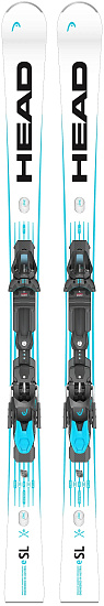 Горные лыжи Head WC Rebels e-SL SW RP Evo 14 с креплениями Freeflex 11 GW BR 85 [D] White/Speedblue - Фото 1 большая
