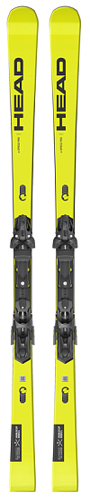 Горные лыжи Head Wc Rebels E-Speed Pro с креплениями Freeflex St 14 Brake 85 [A] Yellow/Black - Фото 1 большая