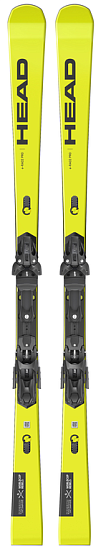 Горные лыжи Head Wc Rebels E-Race Pro с креплениями Freeflex St 14 Brake 85 [A] Yellow/Black - Фото 1 большая