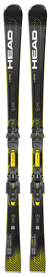 Горные лыжи Head Supershape E-Speed креплениями Prd 12 Gw Brake 85 [F] Black/Neon Yellow - Фото 1 большая