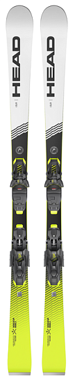 Горные лыжи Head Wc Rebels I.SLR с креплениями Prd 12 Gw Brake 85 [F] Black/Neon Yellow - Фото 1 большая