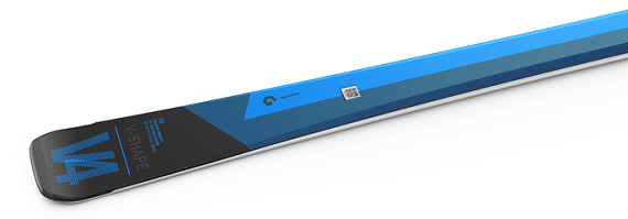 Горные лыжи Head V-Shape V4 с креплениями Pr 11 Gw Brake 78 [G] Black/Blue - Фото 2 большая