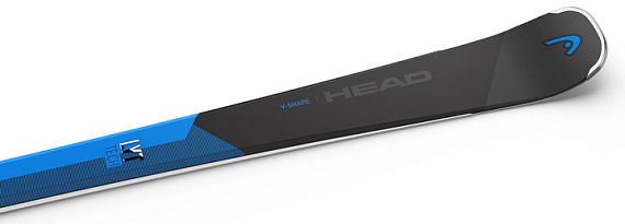 Горные лыжи Head V-Shape V4 с креплениями Pr 11 Gw Brake 78 [G] Black/Blue - Фото 3 большая