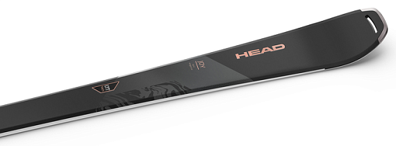 Горные лыжи женские Head Epic Joy с креплениями Joy 11 Gw Slr Brake 78 [H] Black/Choppergold - Фото 3 большая