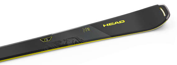 Горные лыжи женские Head Super Joy креплениями Joy 11 Gw Slr Brake 78 [H] Black/Neon Yellow - Фото 3 большая