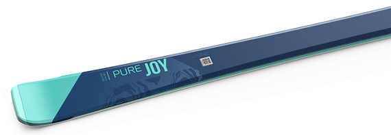 Горные лыжи женские Head Pure Joy с креплениями Joy 9 Gw Slr Brake 78 [H] Blue/Turquoise - Фото 2 большая