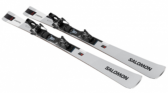 Горные лыжи Salomon E S/Max 12 с креплениями MI12 GW F80 Silver - Фото 4 большая