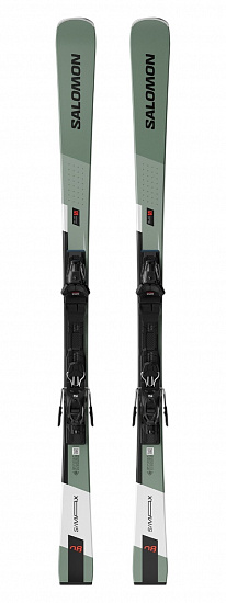Горные лыжи Salomon E S/Max 8 с креплениями M10 GW L80 Oilgr - Фото 1 большая