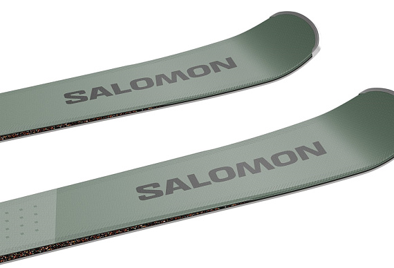 Горные лыжи Salomon E S/Max 8 с креплениями M10 GW L80 Oilgr - Фото 5 большая
