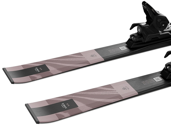 Горные лыжи женские Salomon E S/Max N°8 с креплениями M10 GW L80 Black - Фото 6 большая