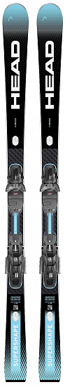 Горные лыжи Head Supershape E-Speed Sw Bb-Pr с креплениями Prd 12 Gw Br 85 [F] Black/Speedblue - Фото 1 большая