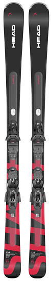 Горные лыжи Head Shape e.V5 AMT-PR с креплениями Pr 11 Gw Brake 85 [G] Anthracite/Red - Фото 1 большая