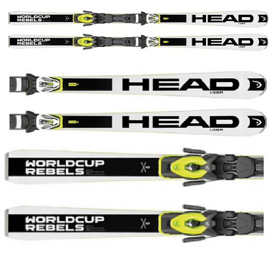 Горные лыжи Head WC Rebels iGSR PR с креплениями PR 11 - Фото 1 большая