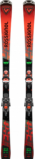 Горные лыжи Rossignol Hero Elite St Ti Konect с креплениями Nx 12 Konect Gw B80 Bk Hot Red - Фото 1 большая