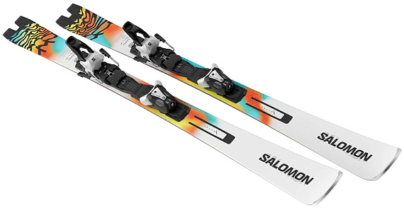 Горные лыжи Salomon E Addikt Pro 76 с креплениями Mi12 Gw - Фото 6 большая