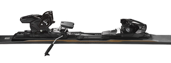 Горные лыжи женские Salomon S/Max W Blast с креплениями Z12 GW F80 Black/Br - Фото 5 большая