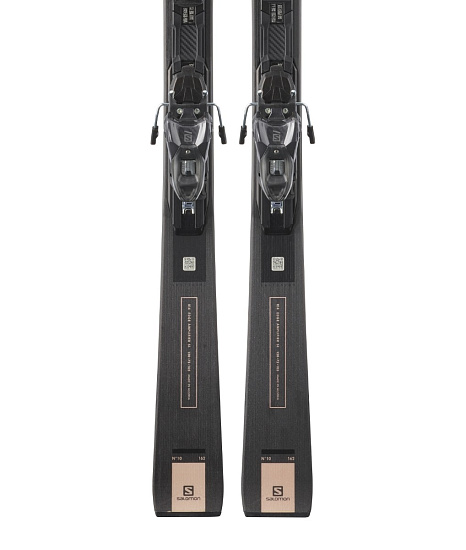 Горные лыжи женские Salomon S/Max W 10 с креплениями M11 GW L80 Black/Lgtpi - Фото 3 большая