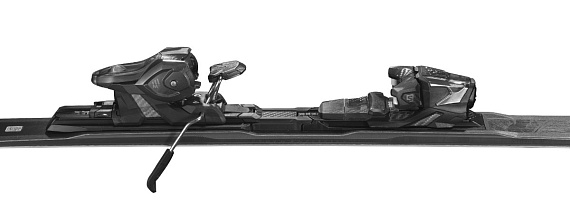 Горные лыжи женские Salomon S/Max W 10 с креплениями M11 GW L80 Black/Lgtpi - Фото 5 большая