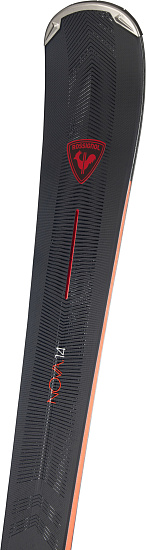 Горные лыжи женские Rossignol Nova 14 Konect с креплениями Nx 12 Konect Gw B80 Metal Red - Фото 3 большая
