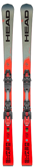Горные лыжи Head Supershape i.Rally SW MFPR с креплениями PRD 12 GW Brake 85 [F] Grey/Red - Фото 1 большая