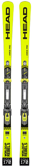 Горные лыжи Head WC Rebels iRace Pro RP WCR 14 с креплениями FF EVO 14 Brake 85 [D] Yellow/Black - Фото 1 большая