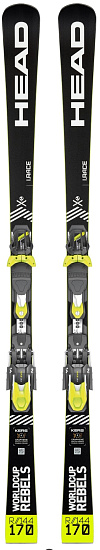 Горные лыжи Head WC Rebels iRace RP EVO 14 с креплениями FF EVO 11 Brake 85 [D] Black - Фото 1 большая