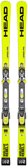 Горные лыжи Head WC Rebels iSpeed Pro SW RP WCR 14 с креплениями FF EVO 14 Brake 85 [D] Yellow/Black - Фото 1 большая